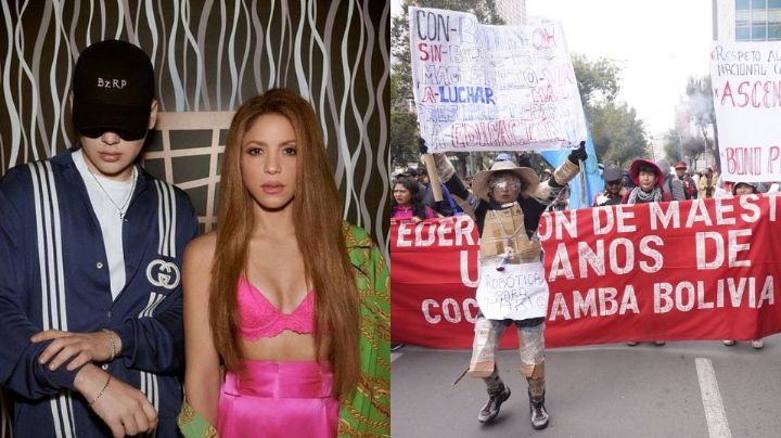 Al ritmo de Shakira, miles de maestros realizan paro laboral en Bolivia