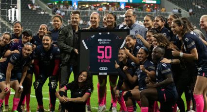 Rayadas reconoce a Rebeca Bernal por sus 50 goles