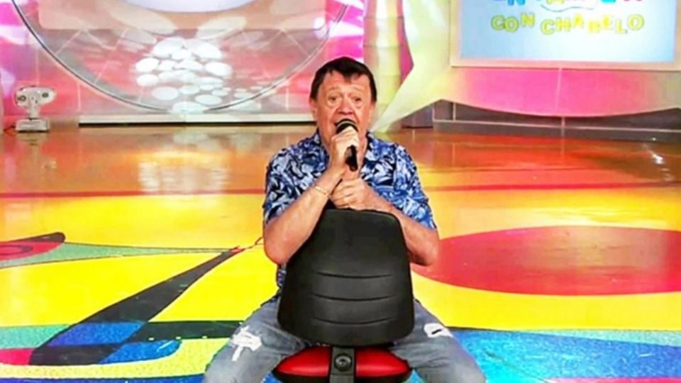 Xavier López 'Chabelo' durante una transmisión de su programa 'En Familia con Chabelo'.