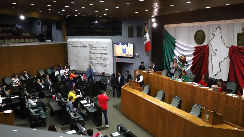 Pleno del Congreso de Nuevo León.