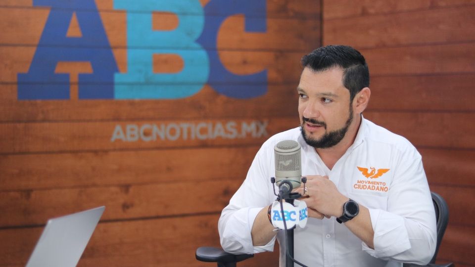 Miguel Dávila, coordinador de Movimiento Ciudadano en García, Nuevo León.