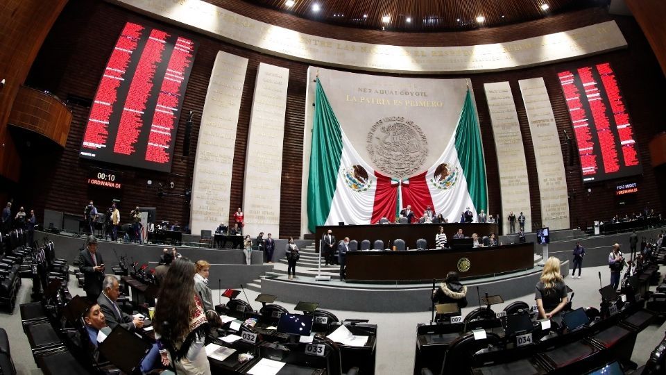 Cámara de Diputados en la Ciudad de México.