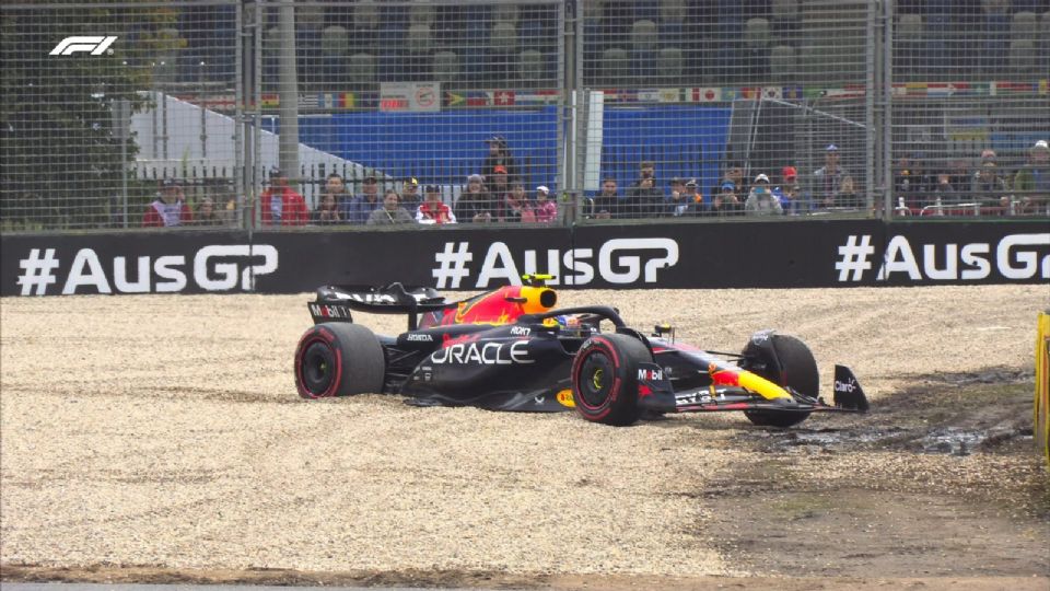 Sergio Pérez tuvo problemas con su monoplaza en la clasificación del Gran Premio de Australia.