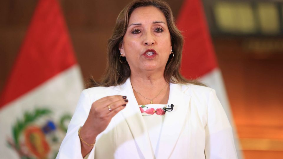 Dina Boluarte, presidenta de Perú.