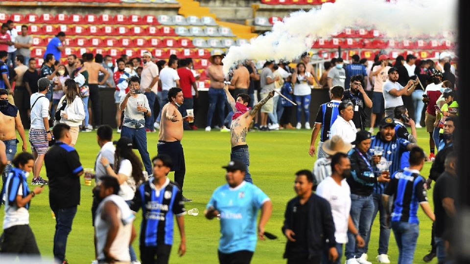 El 5 de marzo del 2022 en el Estadio La Corregidora, durante el partido de Querétaro y Atlas, la violencia se hizo presente en las gradas y posteriormente en la cancha