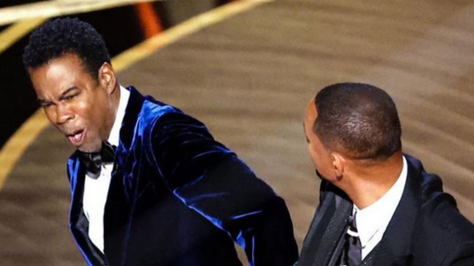 Chris Rock y Will Smith en los premios Oscar 2022.