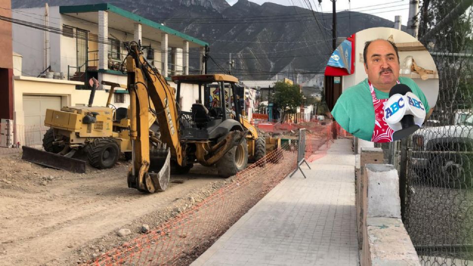 Comerciantes afectados por las obras en San Pedro.