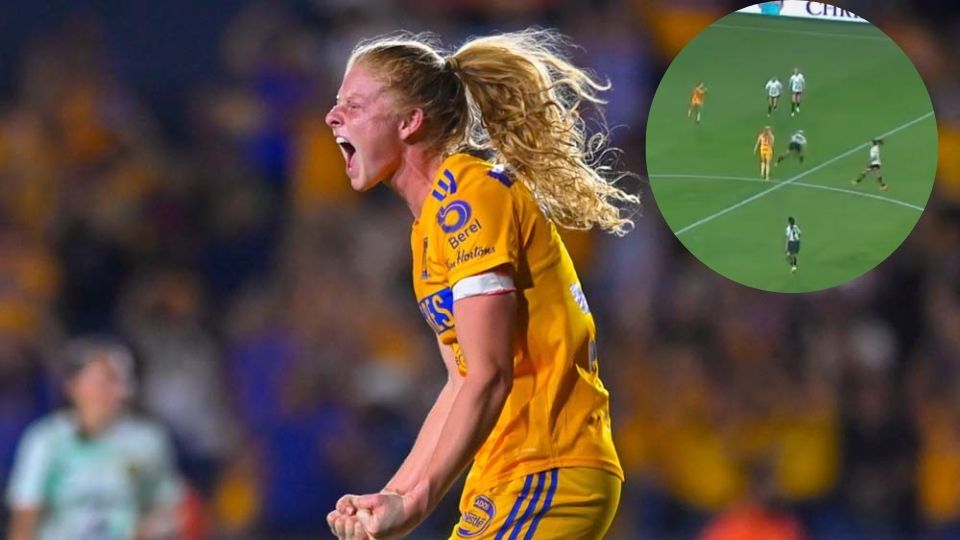 Riley Parker protagonizó un conato de bronca en el partido Tigres vs León al defender a Mia Fishel