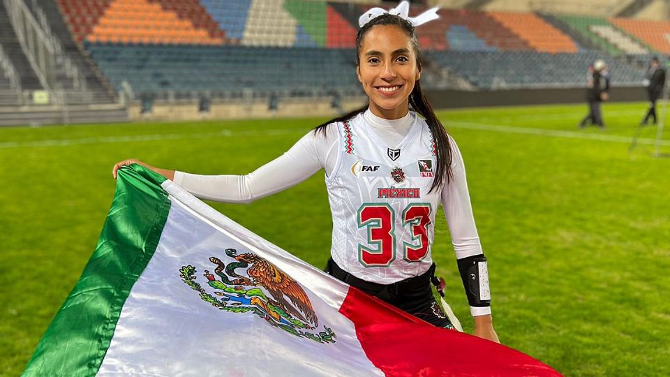 La mexicana Diana Flores, capitana de la Selección de Futbol Bandera (tochito) fue nominada a 2 Sports Emmy