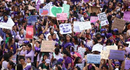 8M: Marchan más de 30 mil por el Día Internacional de la Mujer en Monterrey