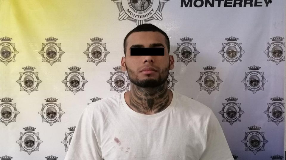 Brandon, persona detenida en Monterrey por ataque a balazos contra su ex novia