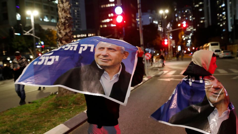 Manifestación en Israel.