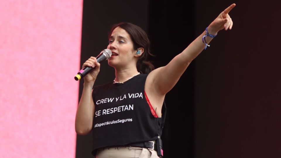 Ximena Sariñana en su presentación en Pa'l Norte 2023.