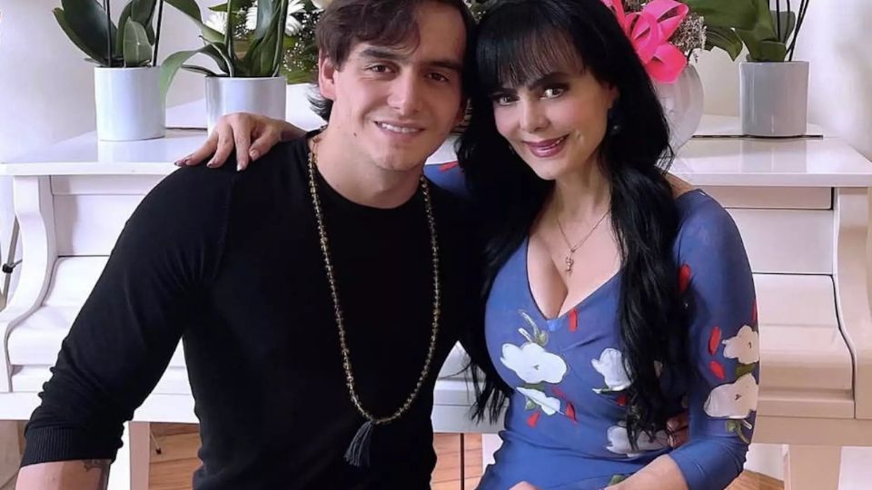 Maribel Guardia y su hijo Julián Figueroa.