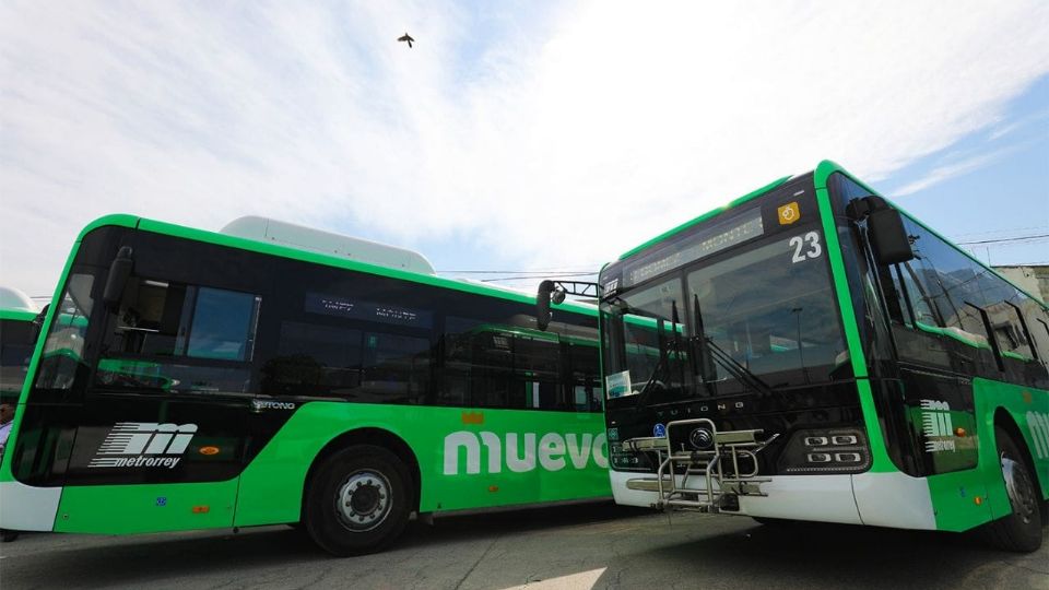 Unidades nuevas de transporte público.