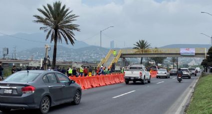 Cierran carril exprés en Av. Constitución por inicio de trabajos de L4