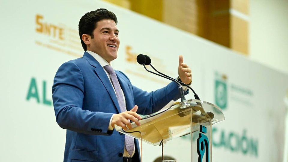 Samuel García, gobernador de Nuevo León.