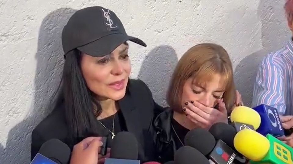 Maribel Guardia e Imelda Garza, viuda de Julián Figueroa.