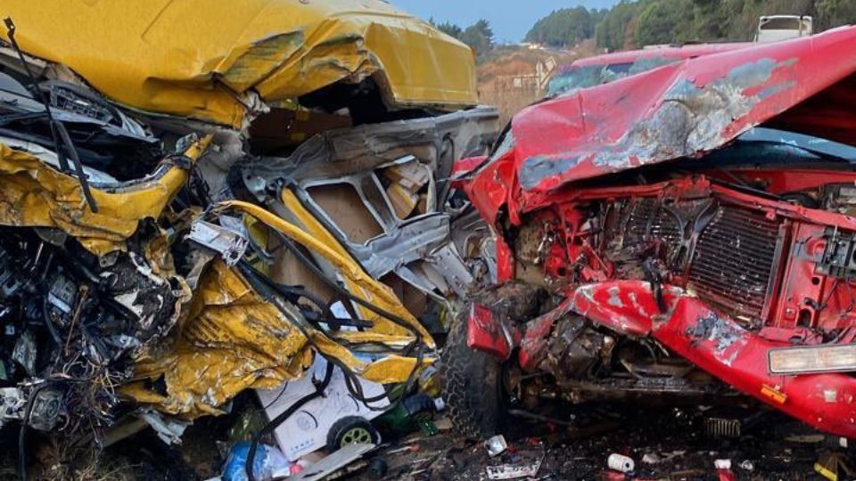 Accidente en la autopista Siglo 21.