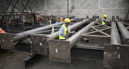 Puente peatonal en la Carretera Nacional quedará a finales de abril