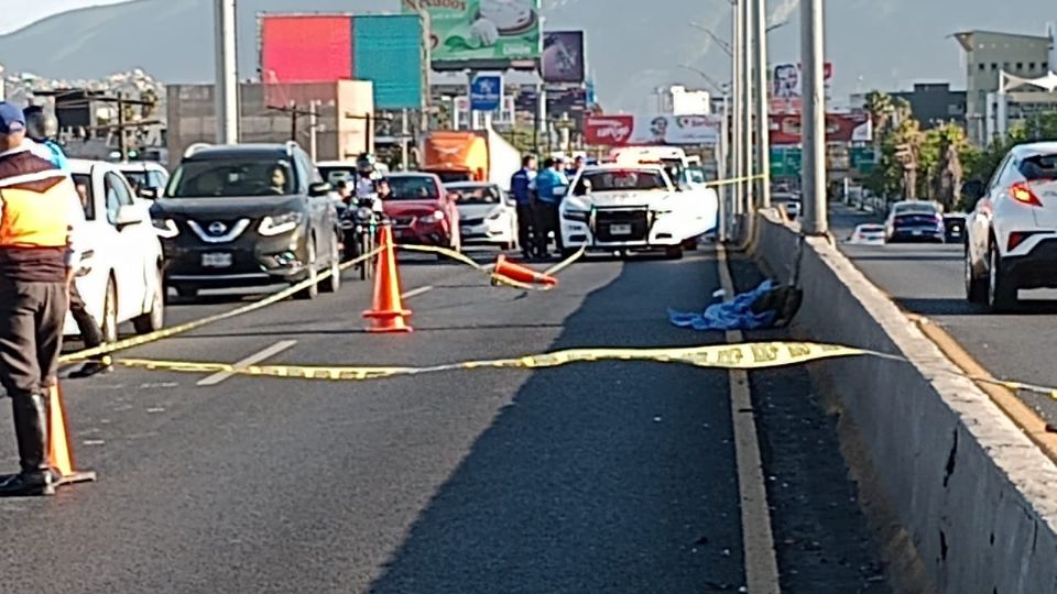 Atropello en la avenida Gonzalitos.