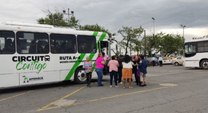 Llegan más de 25 camiones con asistentes para evento de Sheinbaum