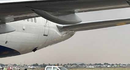 Dos aviones chocan en la pista del AICM