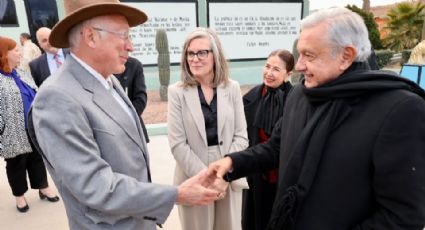 Ken Salazar se reúne con AMLO en Palacio Nacional