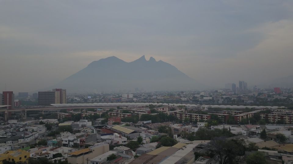 La contaminación del aire en Monterrey.