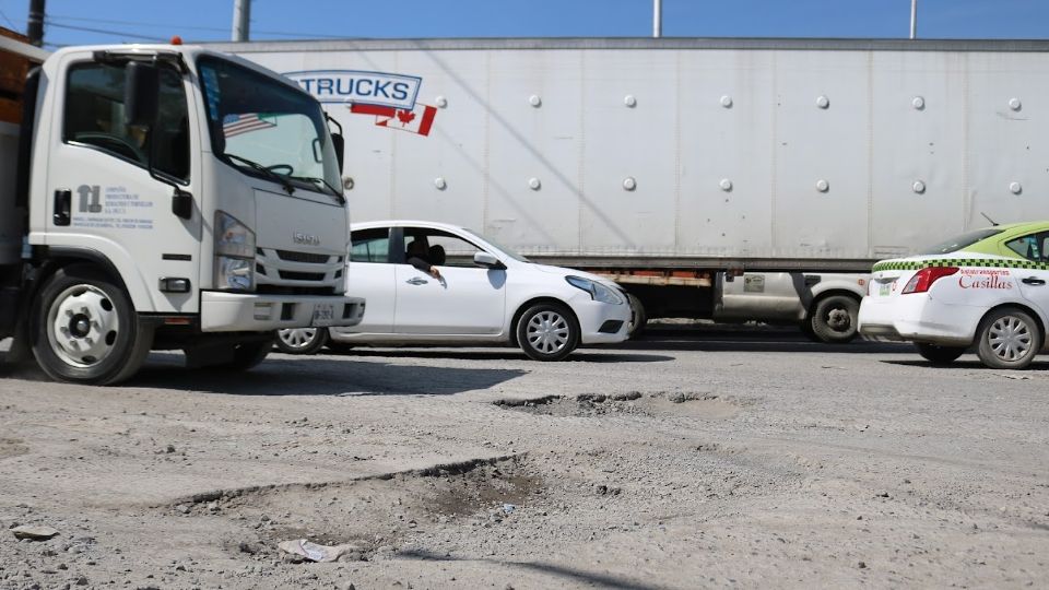 Baches en la zona metropolitana de Monterrey.