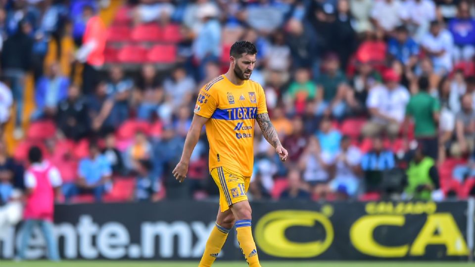 André-Pierre Gignac es el máximo goleador de Tigres en este torneo con 7 anotaciones, la mitad de los que tiene Henry Martín