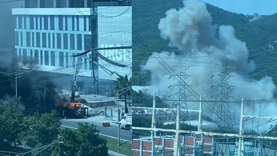 Incendio en San Pedro Garza García