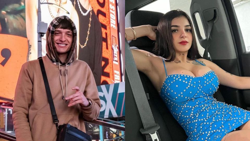 Peso Pluma se emociona al ver a Karely Ruiz en su en vivo de Instagram