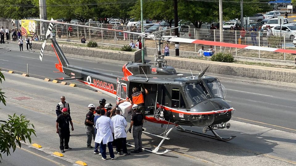 Llegan pulmones procedentes de Guanajuato a Nuevo León.