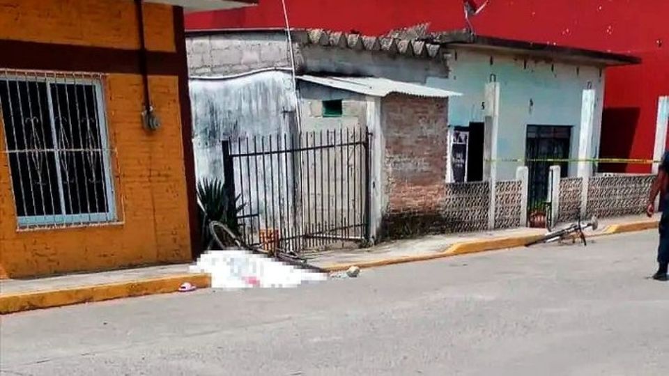 El cuerpo de Estefany Naomi quedó tendido en una calle de Veracruz