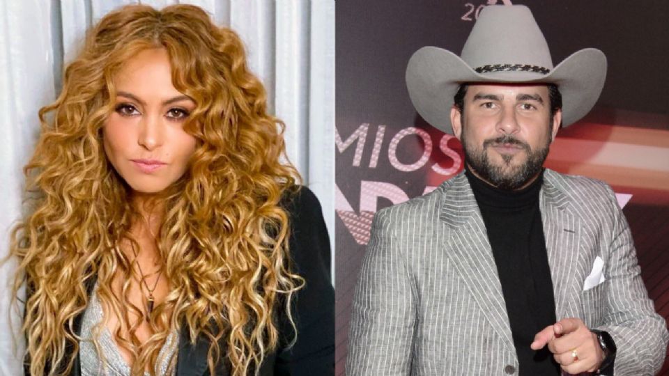 Paulina Rubio y su ex pareja Gerardo Bazúa.