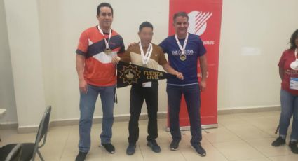 Gana elemento de Fuerza Civil medalla de oro en torneo de ajedrez