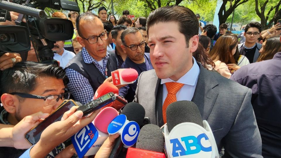 El gobernador de Nuevo León, Samuel García.