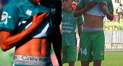 Futbolista muestra su ropa ‘Cailv Kerini’, marca que fue demandada por ‘Calvin Klein’