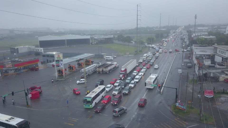 Tráfico en la avenida Dulces Nombres.