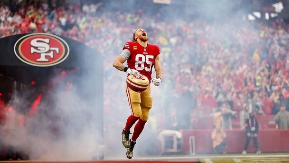 George Kittle, jugador de San Francisco 49ers, comparó un partido de la NFL con un accidente automovilístico.