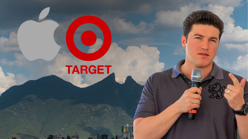 Samuel García, gobernador de Nuevo León, traería la tienda Target y la empresa Apple a Nuevo León.