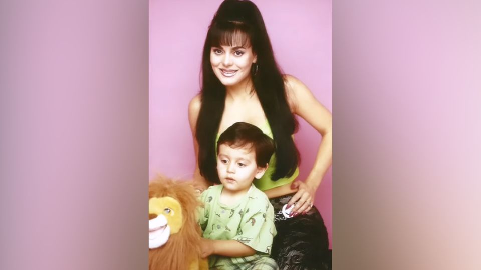 Maribel Guardia junto a su hijo Julián Figueroa.