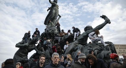 Protestan en Francia ante repudio a reforma de pensiones