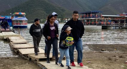 Regios visitan presa La Boca en Semana Santa