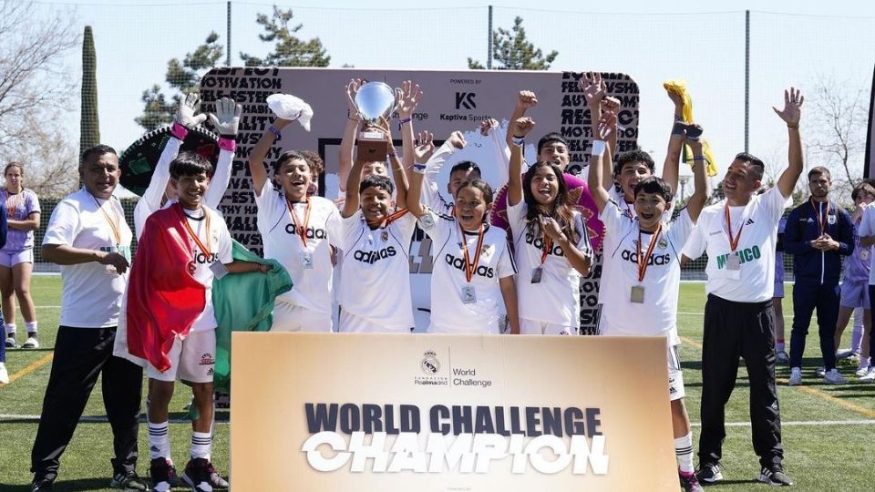 La selección sub 14 de Nuevo León ganó el World Challenge 2023 en Madrid