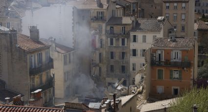 Se derrumba edificio en Marsella, hay al menos 10 personas bajo escombros