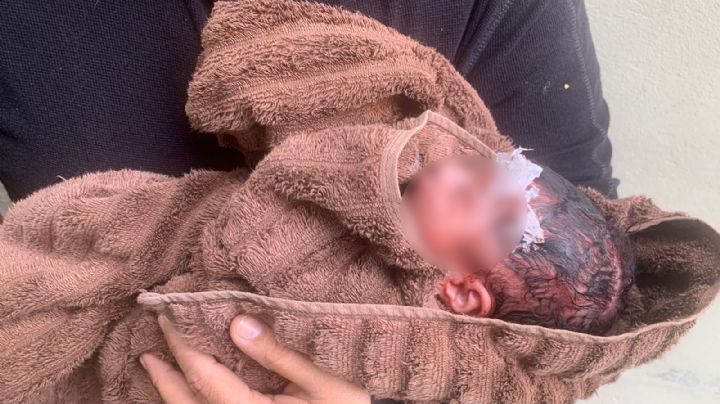 Encuentran a bebé recién nacida adentro de una llanta en Juárez, Nuevo León