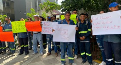 Simeprode realiza paro de labores y protestan en Congreso