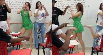 Maestra hace bailes virales de TikTok con sus alumnos; padres la critican